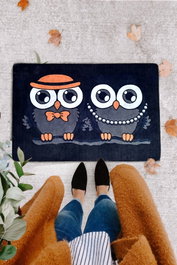 Conceptum Felpudo Night Owl Multicolor 40 x 60 cm